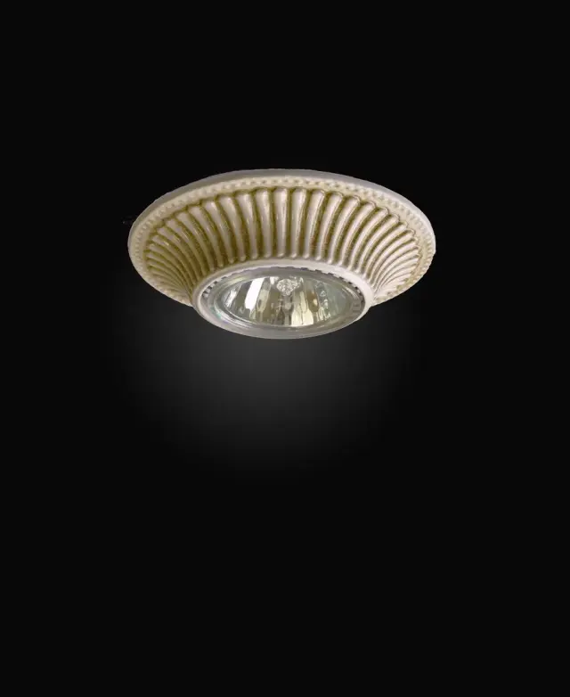 Точечный светильник Reccagni Angelo SPOT 1078 BIANCO ANTICO — бежевый