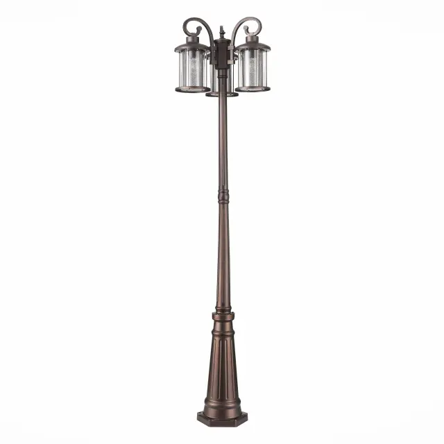 Фонарный столб ST Luce SL080.425.03 ЛАСТЕРО — коричневый, ракурс 2