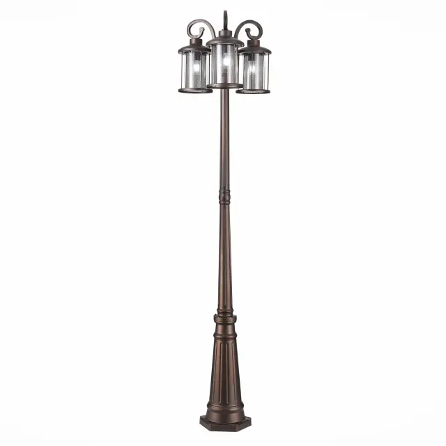 Фонарный столб ST Luce SL080.425.03 ЛАСТЕРО — коричневый, ракурс 3