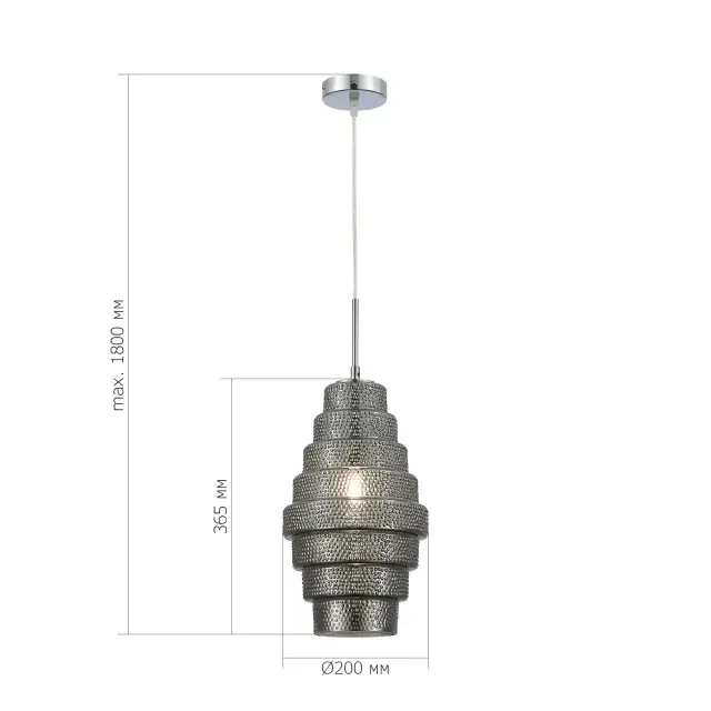 Светильник ST Luce SL1001.103.01 РЕКСИТ — хром, ракурс 3