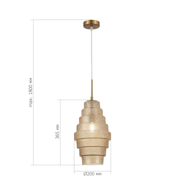Светильник ST Luce SL1001.203.01 РЕКСИТ — латунь, ракурс 4