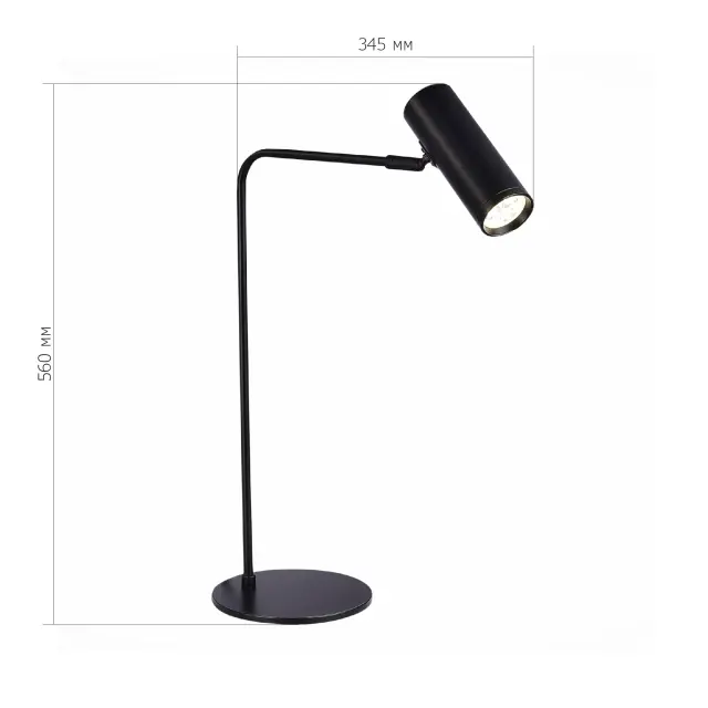Настольная лампа ST Luce SL1006.404.01 АРПЕРА — черный, ракурс 3
