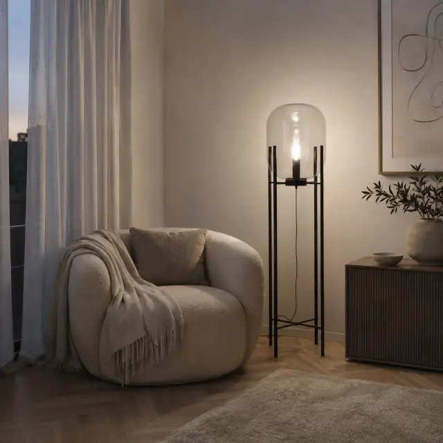 Торшер ST Luce SL1050.525.01 БУРАСКА — черный, ракурс 6