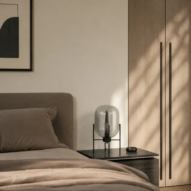 Настольная лампа ST Luce SL1050.704.01 БУРАСКА — черный, ракурс 4
