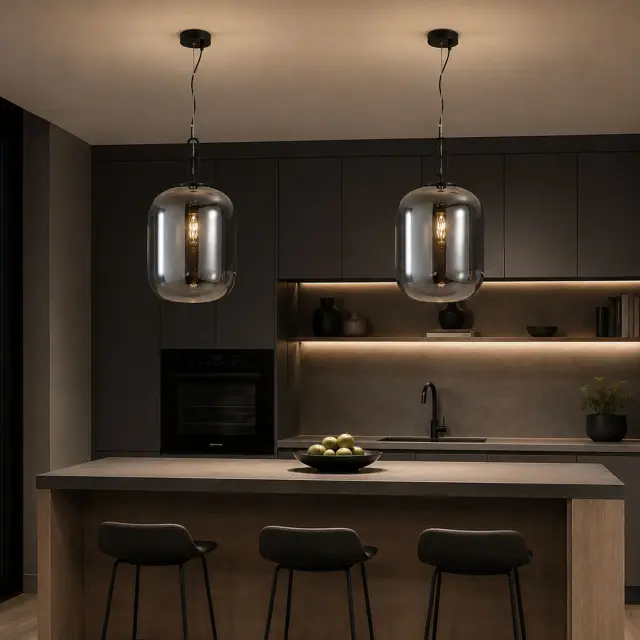 Светильник ST Luce SL1050.713.01 БУРАСКА — черный, ракурс 3
