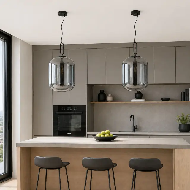 Светильник ST Luce SL1050.713.01 БУРАСКА — черный, ракурс 4