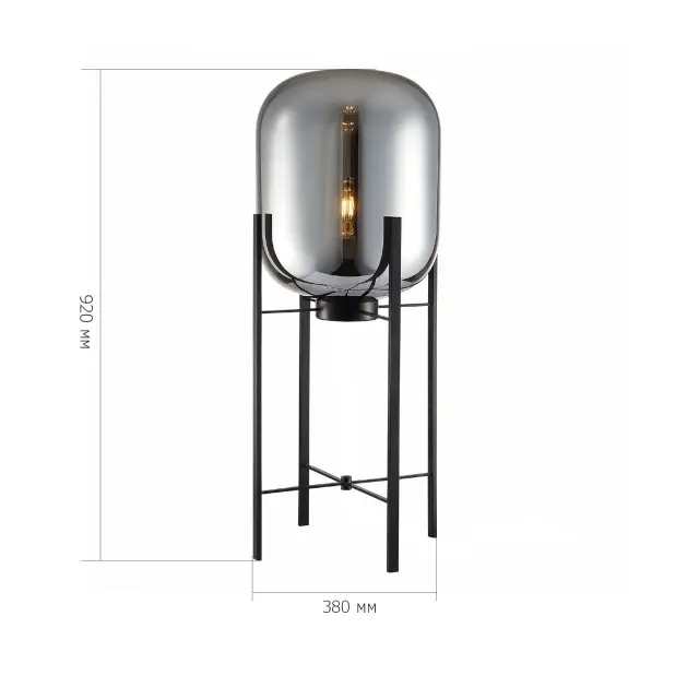 Торшер ST Luce SL1050.715.01 БУРАСКА — черный, ракурс 3