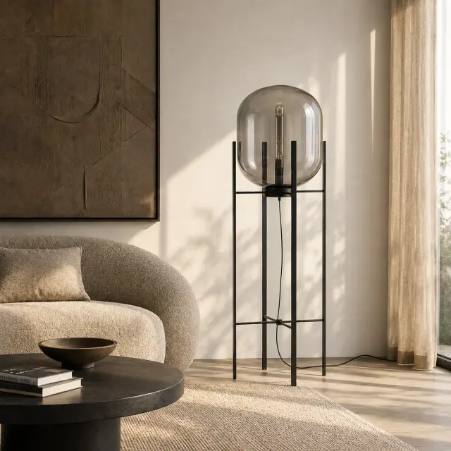 Торшер ST Luce SL1050.725.01 БУРАСКА — черный, ракурс 5