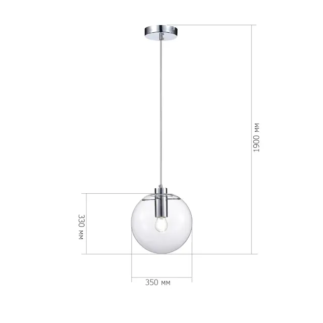 Светильник ST Luce SL1056.133.01 НУР — хром, ракурс 5