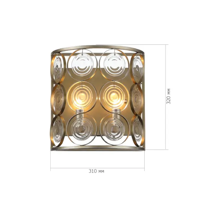 Бра ST Luce SL1105.201.02 СЕРАНДА — золотой, ракурс 6