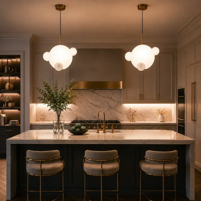 Светильник ST Luce SL1133.503.01 БОПОНИЯ — латунь, ракурс 4