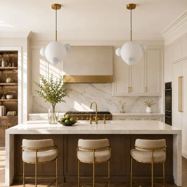 Светильник ST Luce SL1133.503.01 БОПОНИЯ — латунь, ракурс 5