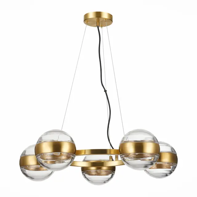 Люстра ST Luce SL1156.303.05 БАЛА — латунь, ракурс 2