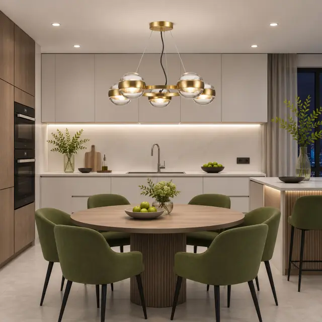 Люстра ST Luce SL1156.303.05 БАЛА — латунь, ракурс 5