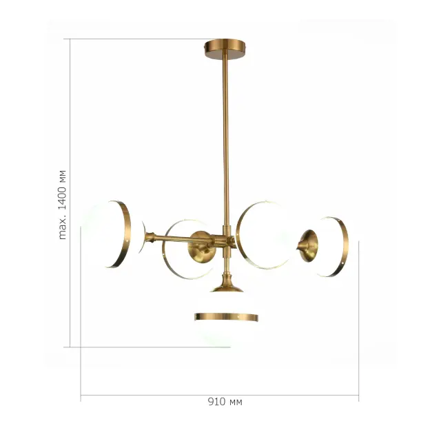 Люстра ST Luce SL1157.303.05 АРБО — бронза, ракурс 9