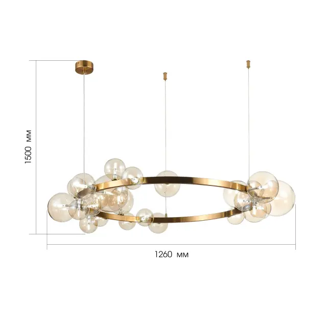 Светильник ST Luce SL1165.303.24 НЕКТОН — бронза, ракурс 7