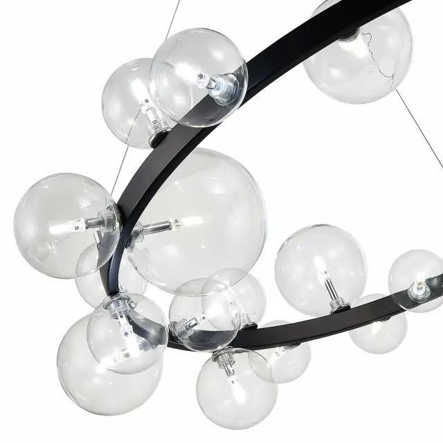 Светильник ST Luce SL1165.403.24 НЕКТОН — черный, ракурс 4