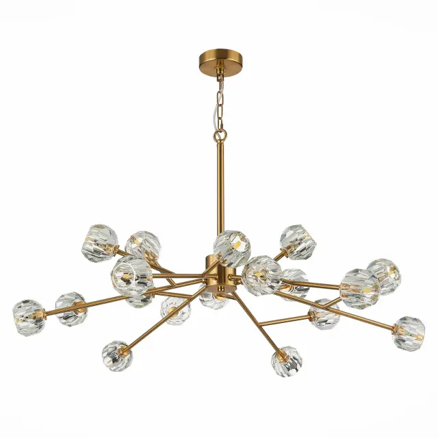 Люстра ST Luce SL1166.303.18 РОМАНО — латунь, ракурс 2