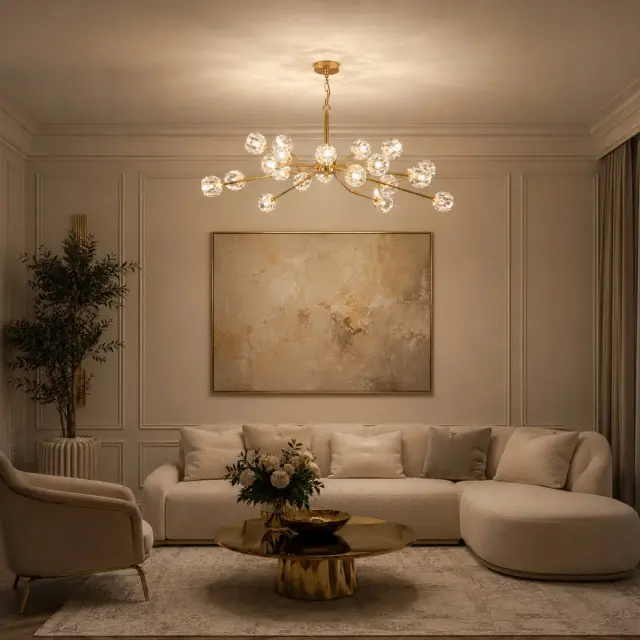 Люстра ST Luce SL1166.303.18 РОМАНО — латунь, ракурс 6