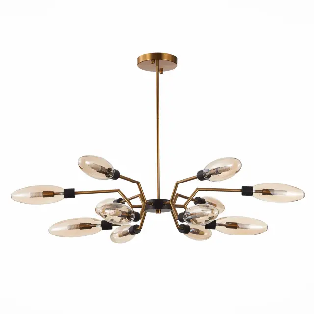 Люстра ST Luce SL1174.303.12 ДЕСИМА — латунь, ракурс 2