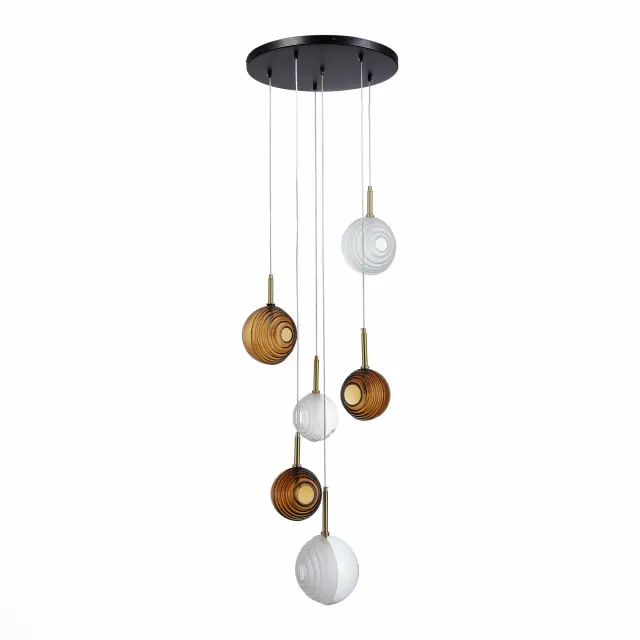 Светильник ST Luce SL1183.543.06 ФОЛИНЬО — черный, ракурс 2