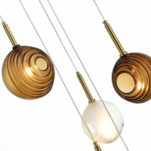 Светильник ST Luce SL1183.543.06 ФОЛИНЬО — черный, ракурс 3