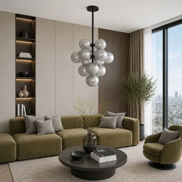 Люстра ST Luce SL1184.403.13 ТОДО — черный, ракурс 4