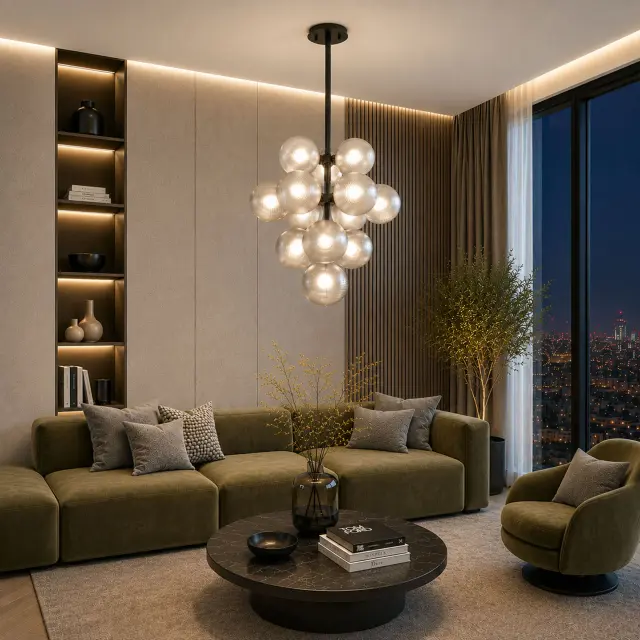 Люстра ST Luce SL1184.403.13 ТОДО — черный, ракурс 5