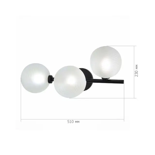 Бра ST Luce SL1184.411.03 ТОДО — черный, ракурс 6