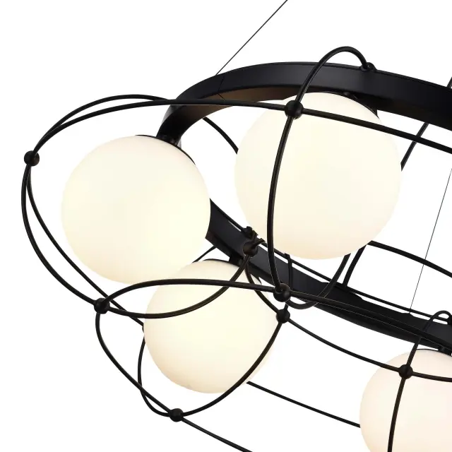 Люстра ST Luce SL1189.403.06 БЕАТА — черный, ракурс 3