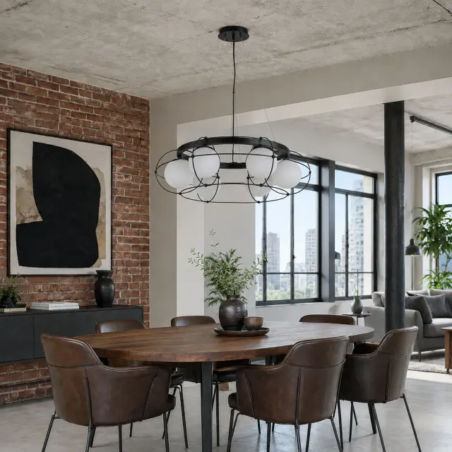 Люстра ST Luce SL1189.403.06 БЕАТА — черный, ракурс 5