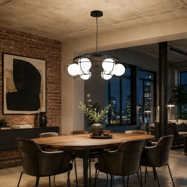 Люстра ST Luce SL1189.403.06 БЕАТА — черный, ракурс 6