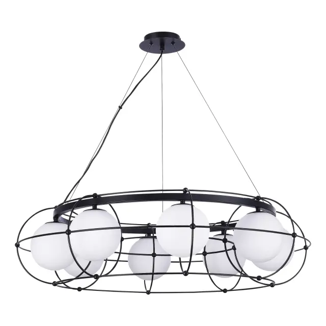 Люстра ST Luce SL1189.403.08 БЕАТА — черный, ракурс 2