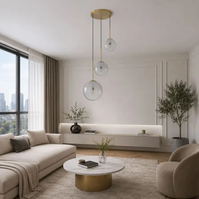 Светильник ST Luce SL1190.203.03 КАССИУС — золотой, ракурс 4
