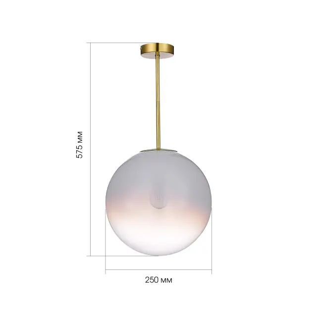 Светильник ST Luce SL1190.212.01 КАССИУС — золотой, ракурс 4