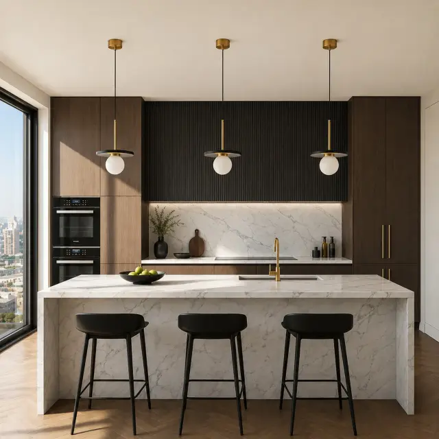 Светильник ST Luce SL1191.343.01 НЕБУЛА — латунь, ракурс 6
