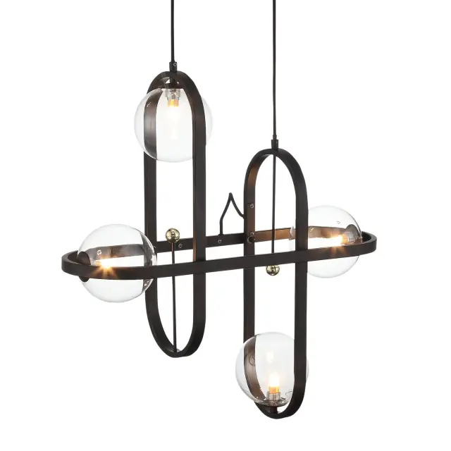 Светильник ST Luce SL1201.403.04 ЦИРКОНО — черный, ракурс 4