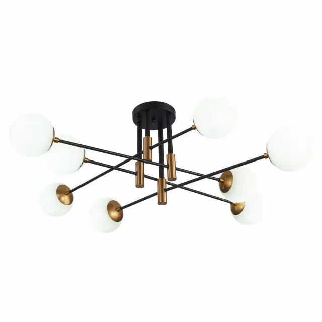 Люстра ST Luce SL1203.402.08 ЛИМАНО — черный