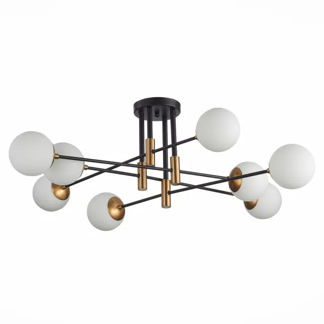 Люстра ST Luce SL1203.402.08 ЛИМАНО — черный, ракурс 2