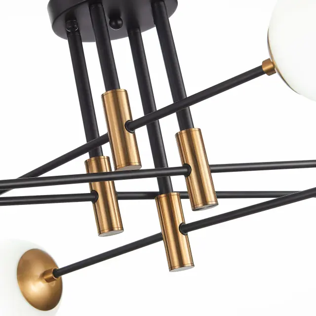 Люстра ST Luce SL1203.402.08 ЛИМАНО — черный, ракурс 4