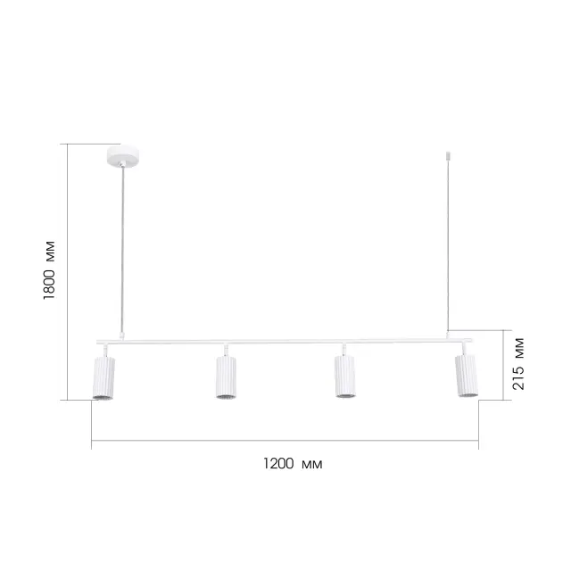 Светильник ST Luce SL1213.503.04 КЕНДО — белый, ракурс 5