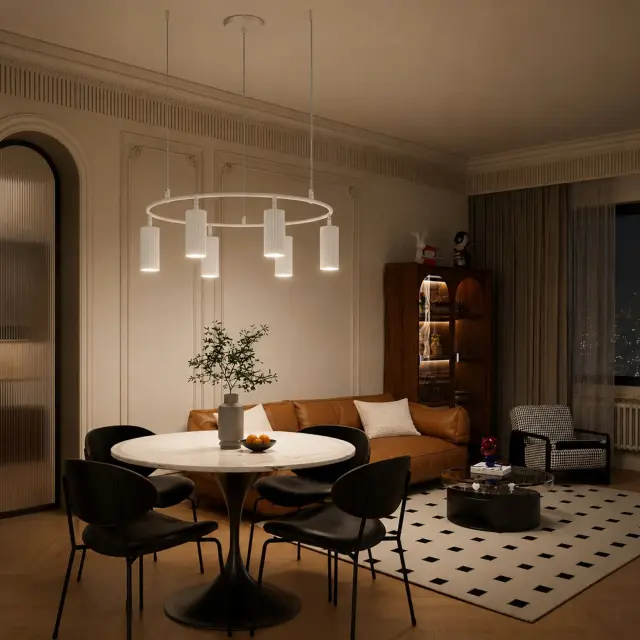 Светильник ST Luce SL1213.503.06 КЕНДО — белый, ракурс 4