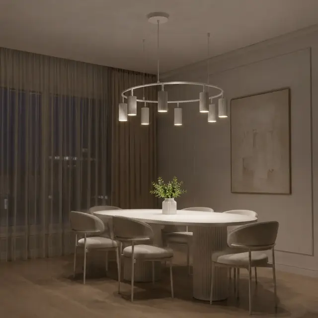 Светильник ST Luce SL1213.503.08 КЕНДО — белый, ракурс 5
