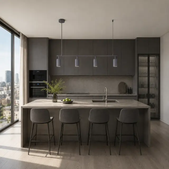 Светильник ST Luce SL1213.703.08 КЕНДО — серый, ракурс 6