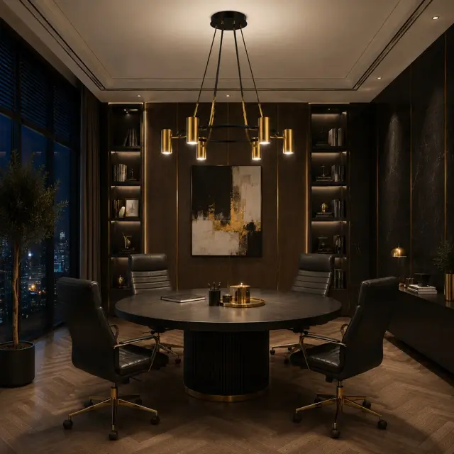 Люстра ST Luce SL1215.403.06 ТАЛИА — черный, ракурс 4