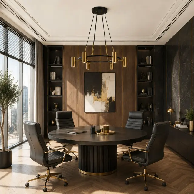 Люстра ST Luce SL1215.403.06 ТАЛИА — черный, ракурс 5