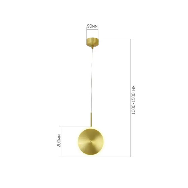 Светильник ST Luce SL1221.203.01 ИМЕНТЕ — бронза, ракурс 5