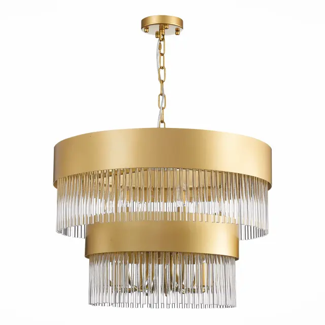 Люстра ST Luce SL1225.203.09 КОНТАТТО — золотой, ракурс 2