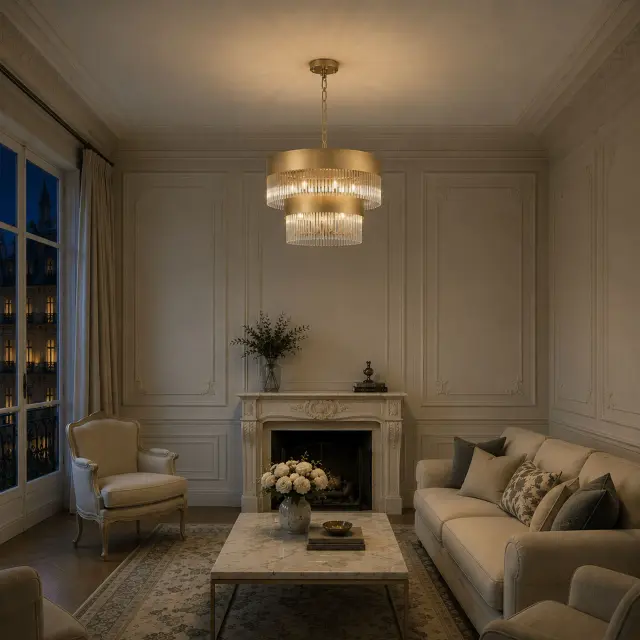 Люстра ST Luce SL1225.203.09 КОНТАТТО — золотой, ракурс 7