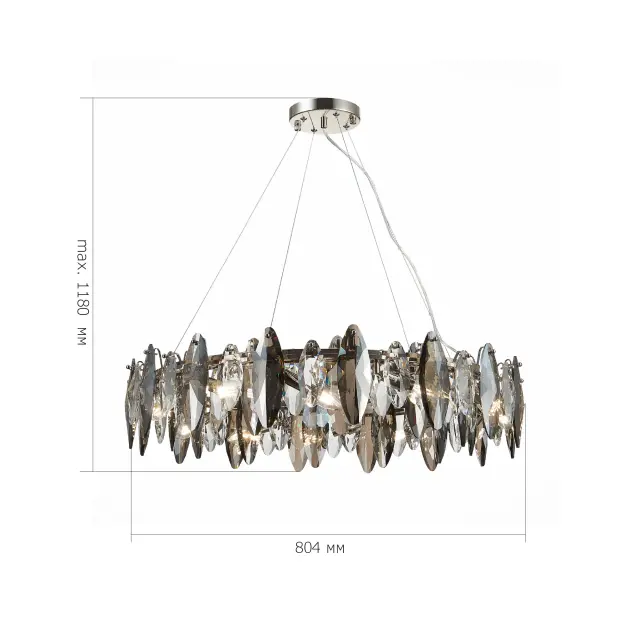 Светильник ST Luce SL1227.103.12 АНКОНА — никель, ракурс 4